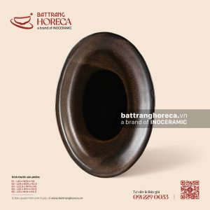 Đĩa bầu dục (oval) sâu - Ô Vân