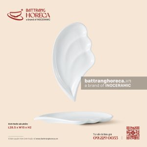 Đĩa cánh tiên 28.5 x 15cm - Minh Nguyệt