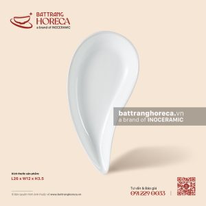 Đĩa giọt nước 26 x 12cm - Minh Nguyệt