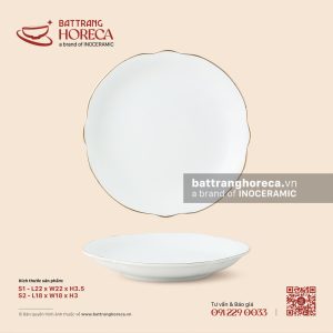 Đĩa hoa - Minh Nguyệt chỉ vàng
