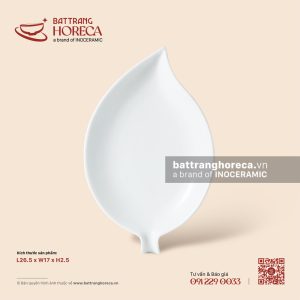 Đĩa lá xoài 26.5 x 17cm - Minh Nguyệt