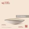 Đĩa salad méo 31 x 21cm - Trứng Sáo