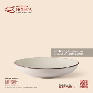 Đĩa salad tròn - Trứng Sáo
