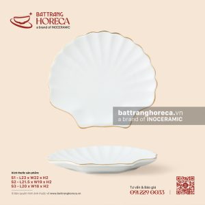 Đĩa sò - Minh Nguyệt chỉ vàng