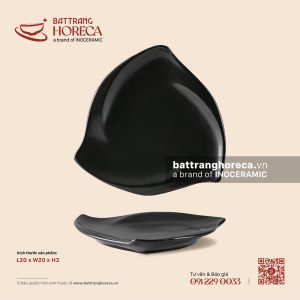 Đĩa tam giác lượn 20cm - U Linh