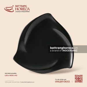 Đĩa tam giác lượn 20cm - U Linh