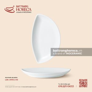 Đĩa trăng khuyết (bán nguyệt) 26 x 16cm - Minh Nguyệt