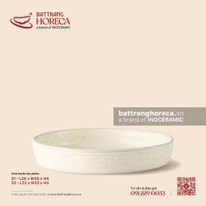 Đĩa tròn sâu thành cao - Nguyên Mộc