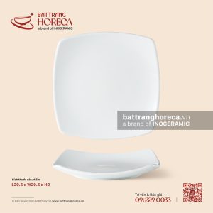 Đĩa vuông cắt 20.5cm - Minh Nguyệt