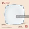 Đĩa vuông cắt 20.5cm - Minh Nguyệt chỉ xanh