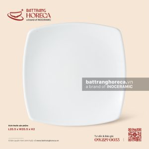 Đĩa vuông cắt 20.5cm - Minh Nguyệt