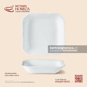 Đĩa vuông sâu 20cm - Minh Nguyệt