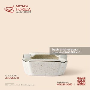 Gạt tàn dáng vuông 9.5cm - Ưu Đàm