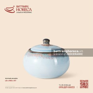 Hũ đựng gia vị dẹp 8cm - Diêm Lam