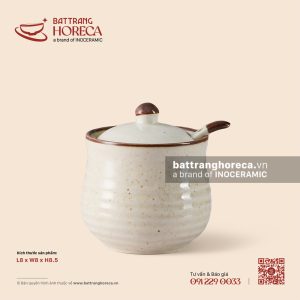 Hũ gia vị bầu 8cm - Trứng Sáo