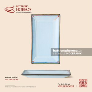 Khay chữ nhật 23 x 13cm - Diêm Lam