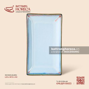 Khay chữ nhật 23 x 13cm - Diêm Lam