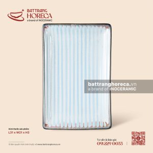 Khay chữ nhật 31 x 21cm - Diêm Lam