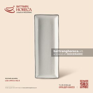 Khay chữ nhật dài 32 x 12cm - Ưu Đàm