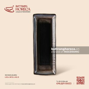 Khay chữ nhật dài 32 x 12cm - Ô Vân