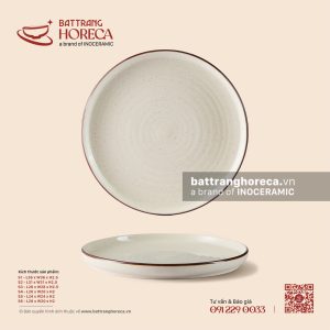 Khay pizza (đĩa bệt) - Trứng Sáo
