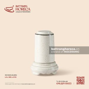 Lọ (ống) tăm dáng trụ 4 x 6cm - Ưu Đàm