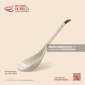 Muôi canh 21 x 7cm - Trứng Sáo