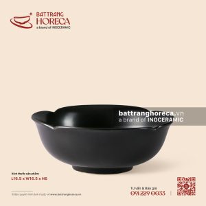 Tô (bát) hoa cắt 16.5cm - U Linh