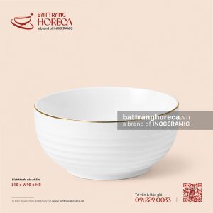Tô (bát) vuốt 16cm - Minh Nguyệt chỉ vàng