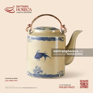 Ấm tích 500ml 12 x 9cm - Chép Lam