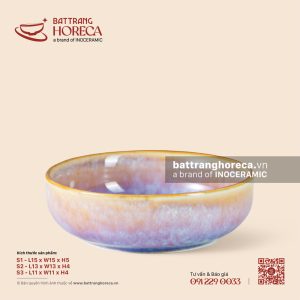 Bát bằng (Nhật) - Tuyết Hồng