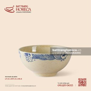 Bát (chén) cơm 11.5cm - Chép Lam