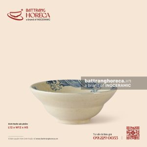 Bát (chén) cơm yêu 12cm - Chép Lam
