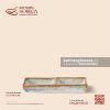 Bát (đĩa) gia vị chữ nhật 2 ngăn 12 x 6cm - Khói Lam