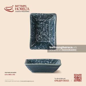 Bát (đĩa) gia vị chữ nhật bé 9 x 6cm - Tinh Vũ