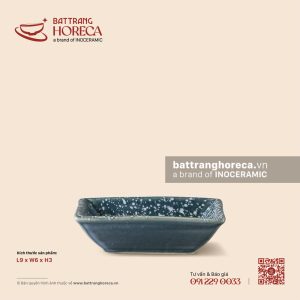 Bát (đĩa) gia vị chữ nhật bé 9 x 6cm - Tinh Vũ