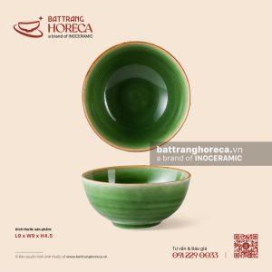 Bát (đĩa) gia vị mắm tròn 9cm - Lục Bảo