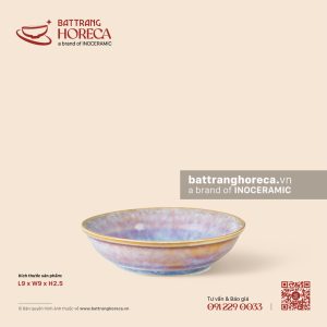 Bát (đĩa) gia vị muối tròn 9cm - Tuyết Hồng
