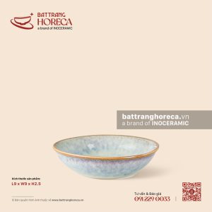 Bát (đĩa) gia vị muối tròn 9cm - Khói Lam