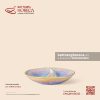 Bát (đĩa) gia vị oval 2 ngăn 11 x 10cm - Tuyết Hồng