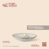 Bát (đĩa) gia vị oval 2 ngăn 11 x 10cm - Khói Lam