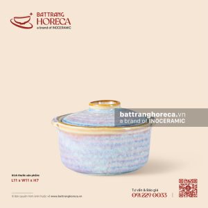 Bát nắp 11cm - Tuyết Hồng