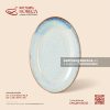 Đĩa bầu dục (oval) lá - Khói Lam
