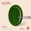 Đĩa bầu dục (oval) lá - Lục Bảo