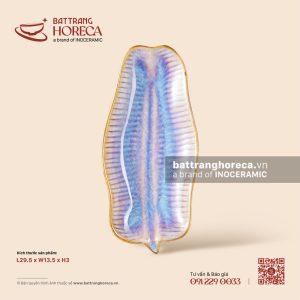 Đĩa lá chuối 29.5 x 13.5cm - Tuyết Hồng