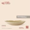 Đĩa thuyền (oval sâu) miệng lượn 30 x 15cm - Chép Lam