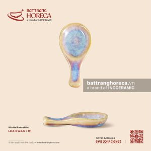Gác đũa thìa 8.5 x 4.5cm - Tuyết Hồng