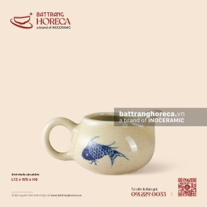 Gàu rót sốt (sữa) thấp 12 x 9cm - Chép Lam