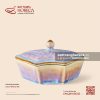 Hũ mứt cánh hoa 15 x 10cm - Tuyết Hồng