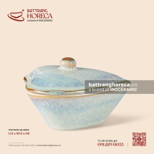 Hũ mứt tim 13 x 12cm - Khói Lam